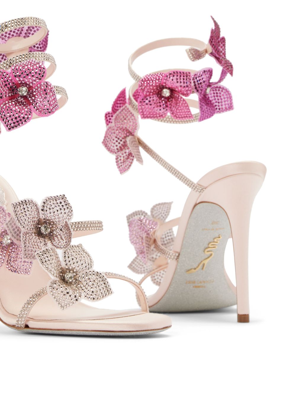 René Caovilla 105mm Floriane sandals
