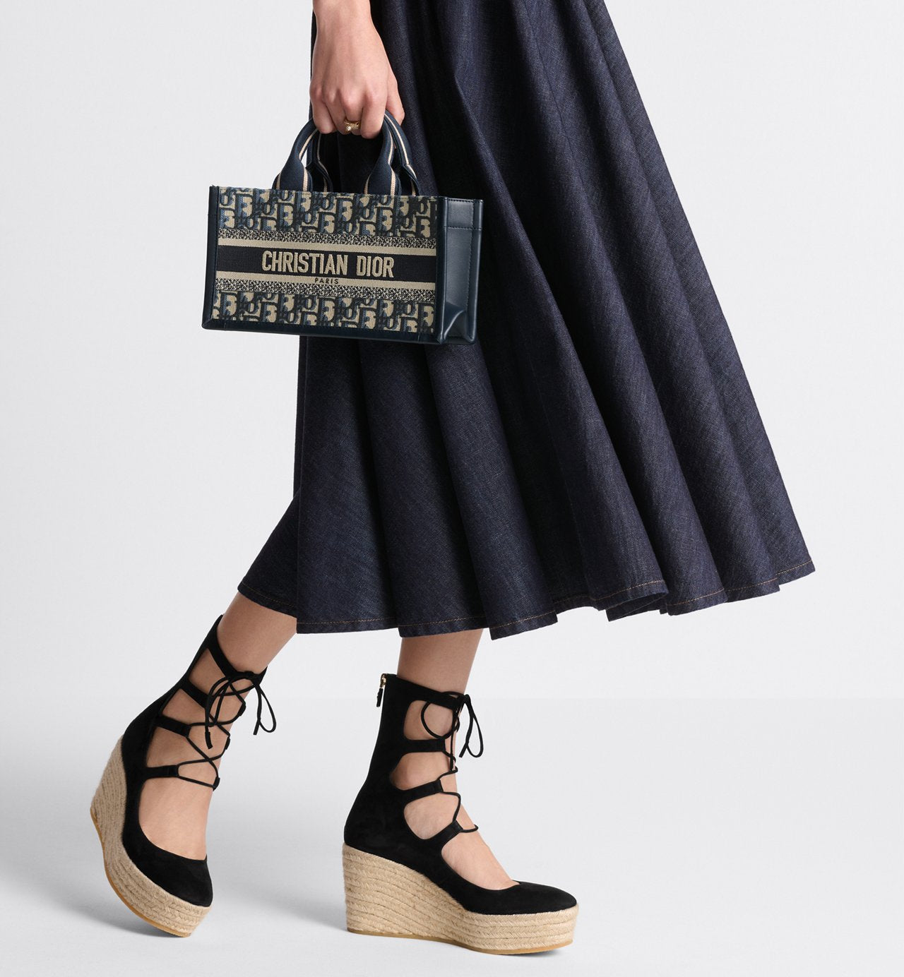 Dior Book Tote East-West with Shoulder Strap