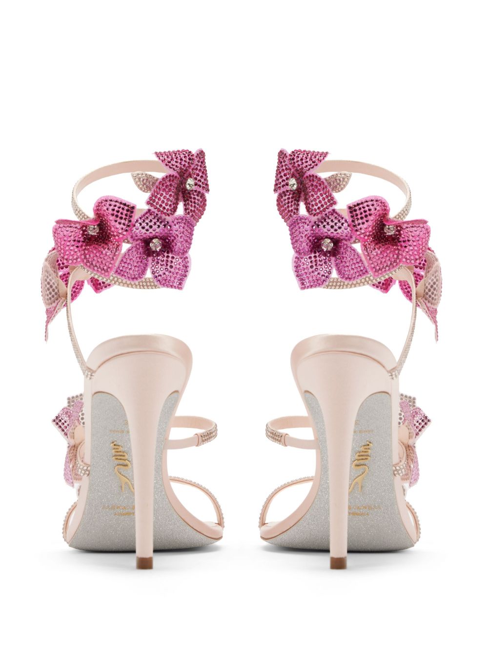 SANDALES -  PEACH FLOWER PINK  105