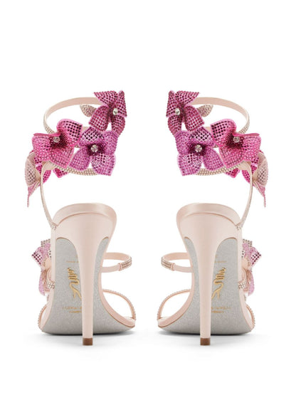 SANDALES -  PEACH FLOWER PINK  105