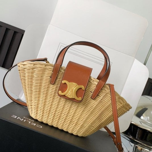 C­eli­ne - Classic Basket Teen Basket Natural Wicker