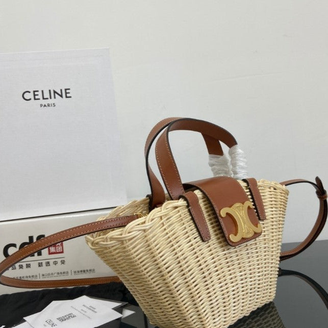 C­eli­ne - Classic Basket Teen Basket Natural Wicker