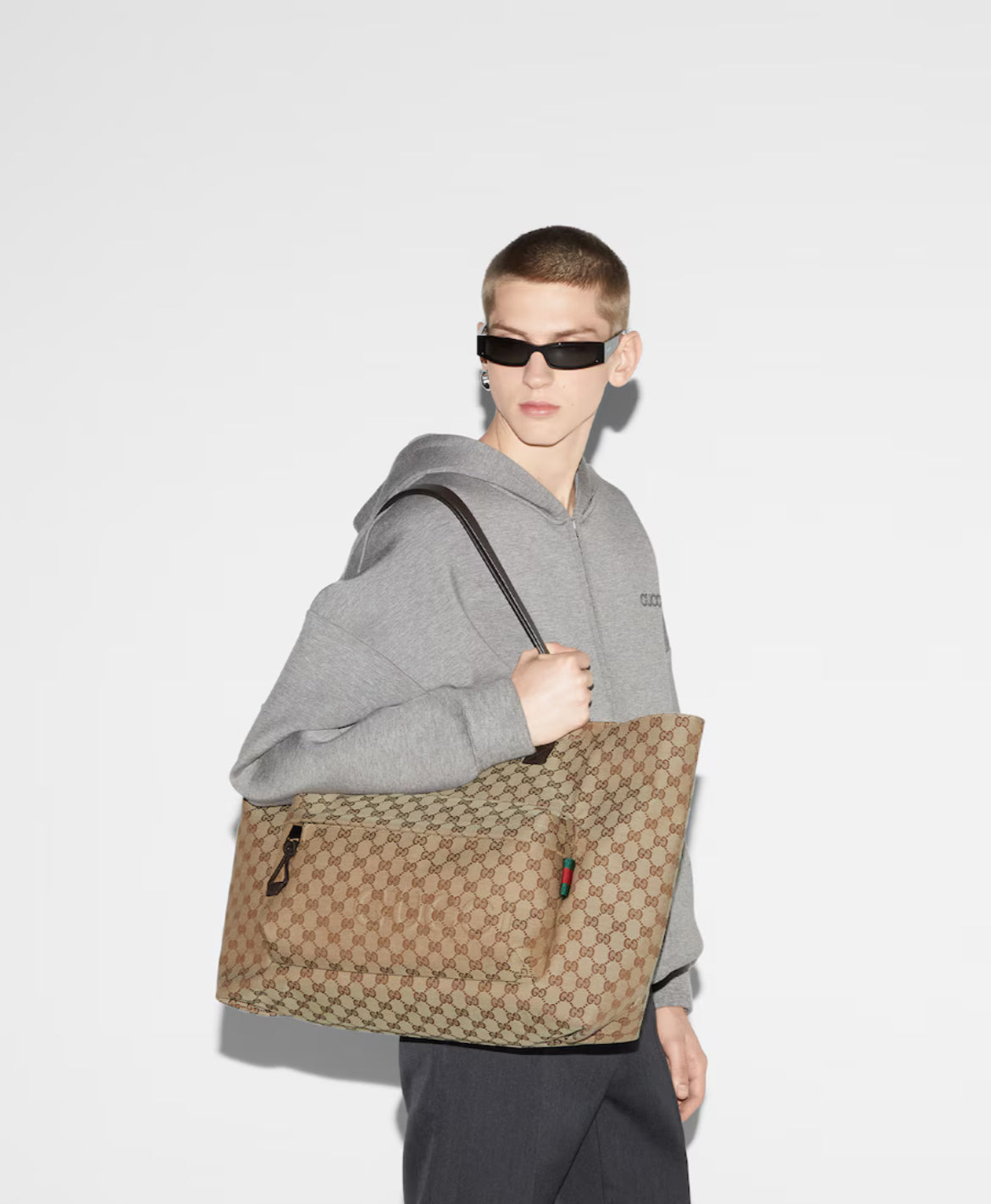 Maxi GG Canvas Tote
