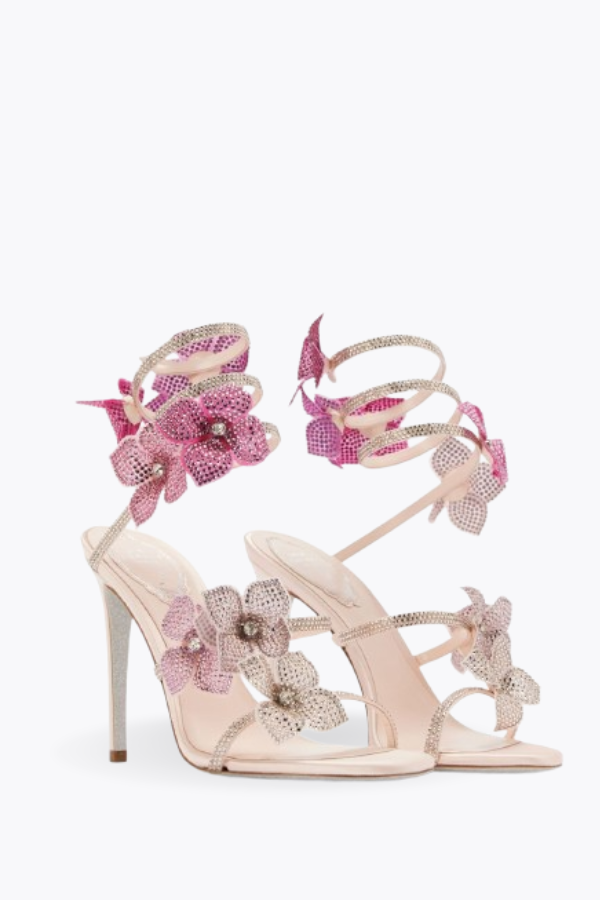 René Caovilla 105mm Floriane sandals