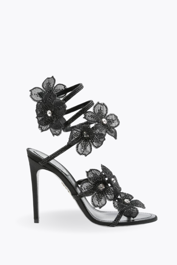 SANDALES -  PEACH FLOWER BOURGOGNE 105 "ICÔNES"