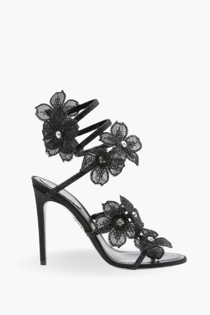 SANDALES -  PEACH FLOWER BOURGOGNE 105 "ICÔNES"