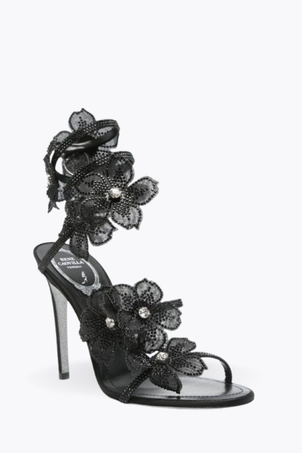 SANDALES -  PEACH FLOWER BOURGOGNE 105 "ICÔNES"