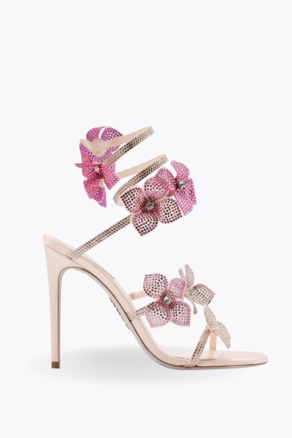 SANDALES -  PEACH FLOWER PINK  105