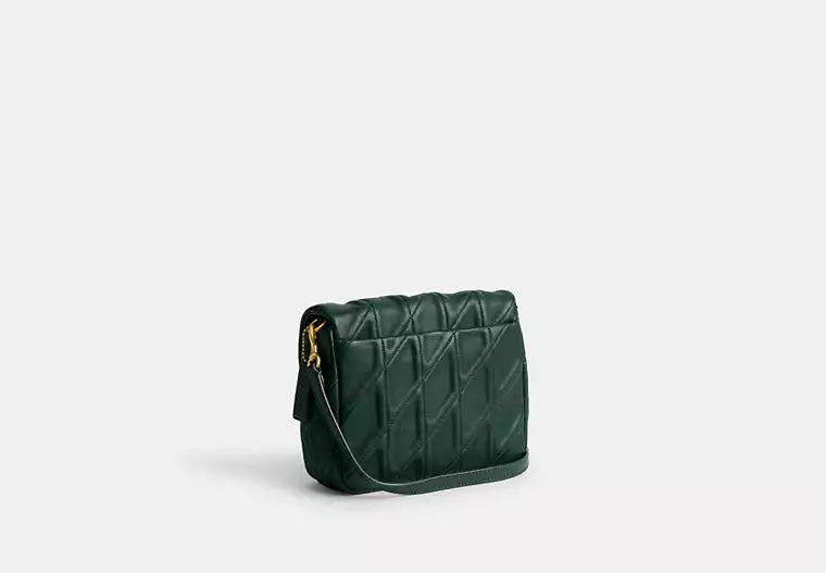 Quilted Tabby Time Square Shoulder Bag