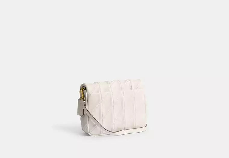 Quilted Tabby Time Square Shoulder Bag