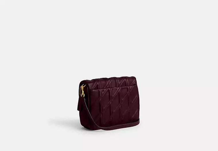 Quilted Tabby Time Square Shoulder Bag